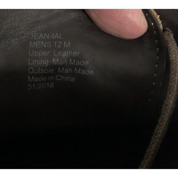 Kenneth Cole Reaction Men\'s Jean-ial Cap Toe Oxford Size 12M Brown Leather Shoe main image 9